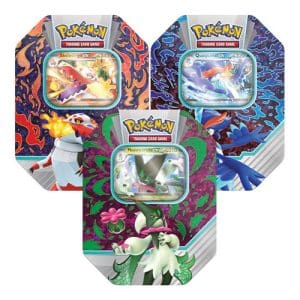 Pokemon TCG: Paldea Partners Tins - Meowscarasda/ Skeledirge/ Quaquaval - 3 Set