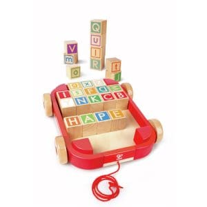 Pull-along Cart with Stacking Blocks