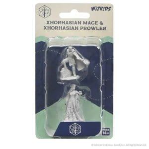 Critical Role Unpainted Miniatures W5: Xhorhasian Mage & Xhorhasian Prowler
