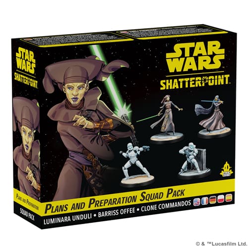 *A Grade* Plans and Preparations (General Luminara Unduli Squad Pack): Star Wars Shatterpoint *A Grade* Plans and Preparations (General Luminara Unduli Squad Pack): Star Wars Shatterpoint