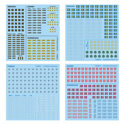 *B Grade* Nordic Forces Decals *B Grade* Nordic Forces Decals