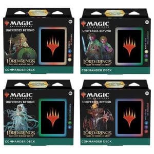 Magic: the Gathering - Lord of the Rings: Tales of Middle-Earth Commander Decks - 4-Set