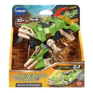 Switch & Go Dinos Burnout the Velociraptor