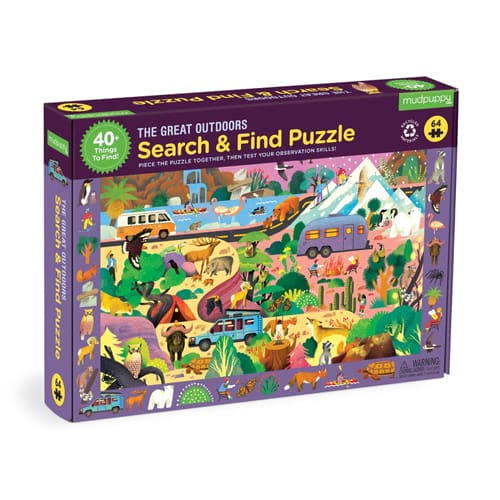 The Great Outdoors 64 piece Search and Find Puzzle