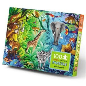 Crocodile Creek 100pc Holographic/Jungle Paradise