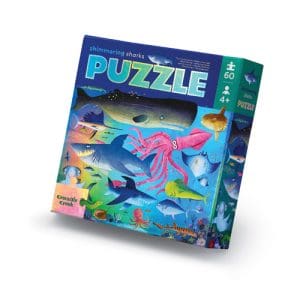 Crocodile Creek 60pc Foil puzzle/Shimmering Shark