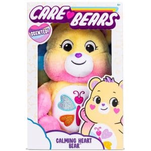Care Bears 35cm Medium Plush - Calming Heart Bear (Cucumber Melon scented with glitter)