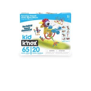 Kid K'NEX - Farmin' Friends 61 Pc/ 20 Model Building Set
