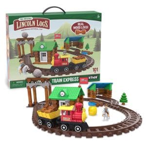 Lincoln Logs - Sawmill Express Train 101 Pc Building Set