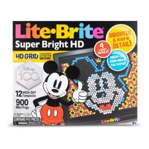 Lite Brite Super Bright HD Disney 100! Special Edition