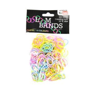 Loom Bands - Pastel Colours (300pcs)