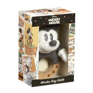 Mickey Mouse Memories Wooden Ring Rattle