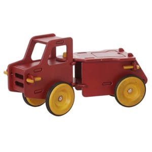 Moover Wooden Ride On Dump Truck Red