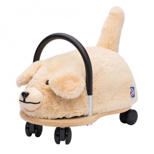 Plush Wheely Bug Yellow Dog