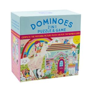 Rainbow Fairy Reversible Dominoes