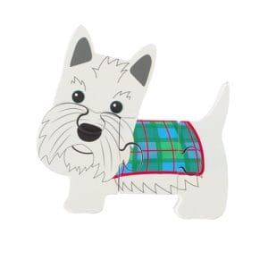 Scottie Dog Wooden Puzzle