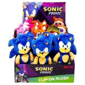 Sonic Clip On Plush Keyring