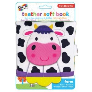 Teether Soft Book - Farm