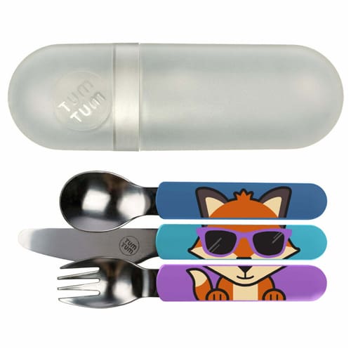 Tum Tum Travel Cutlery Set with Case - Felicity Fox