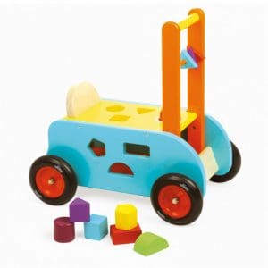 Vilac - 3 In 1 Push Along Trolley