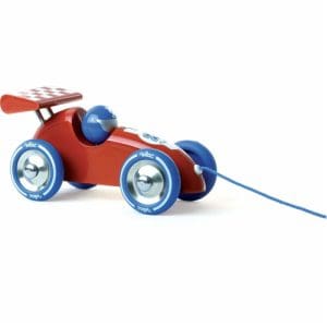 Vilac - Red and Blue Pull Along Race Car