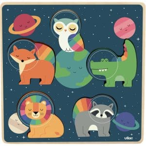 Vilac - Space- Touch and Feel Puzzle - Andy Westface