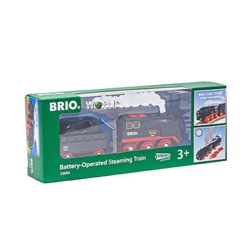 BRIO World - 33884 Battery Operated Steaming Train 