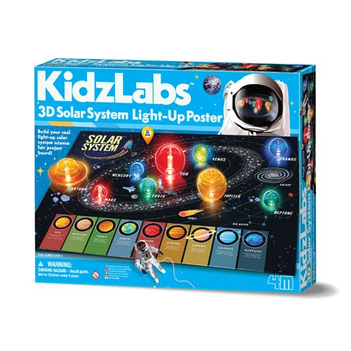 KidzLabs - 3D Solar System Light-up Poster