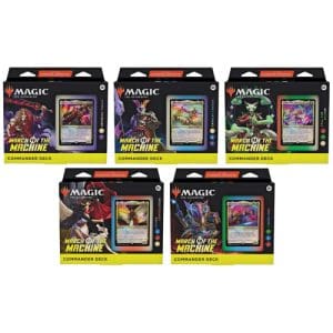 Z - *A Grade* Magic: the Gathering - March Of The Machine Commander Deck 5-Set