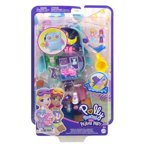 Palm Pals Big World Pyjama Party Snowy Sleepover Owl Compact