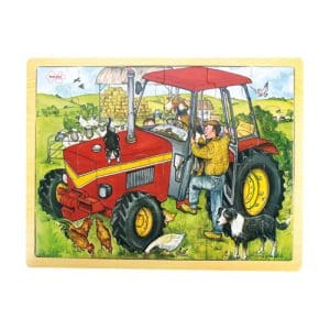 Tray Puzzle - Tractor