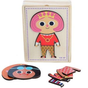 Vilac - Jade Moody Wooden Puzzle