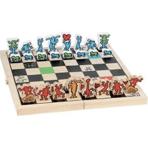 Vilac - Keith Haring Chess In A Wooden Box