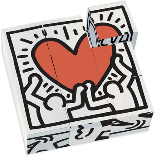 Vilac - Keith Haring Wooden Cubes