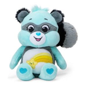 Care Bears 22cm Bean Plush - Racoon Wish Bear (tray)