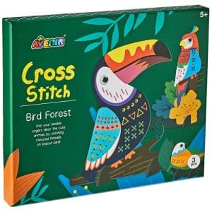 Cross Stitch Bird Forest