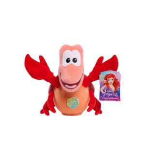 Disney Princess snapping Sebastian Feature Plush