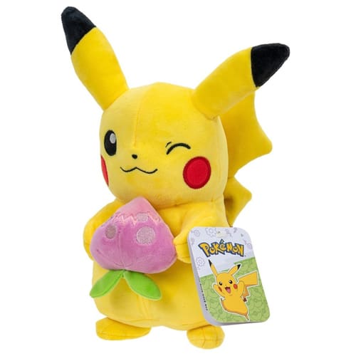 Pokemon 8" PIkachu with Pecha Berry