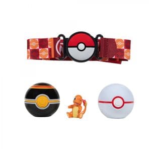 Pokemon - Premier Ball, Luxury Ball & Charmander Clip 'N' Go Poke Ball Belt Set