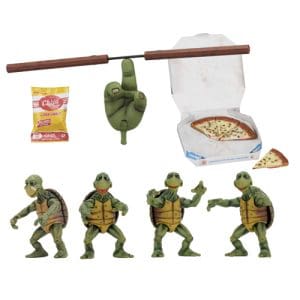 TMNT 1990 Movie Baby Turtles Accessory Set 1/4 Scale Action Figures