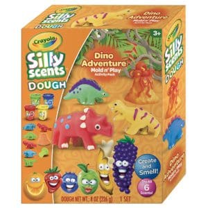 Crayola Silly Scent Dough Dinosaurs Medium Playset