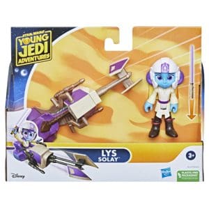 Star Wars: Lys Solay Figure & Speeder Bike