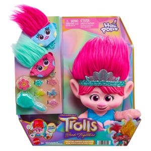 Trolls Hair Pops Surprise Poppy Feature Plush