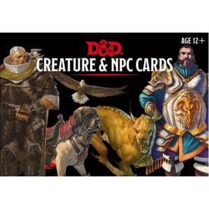 Z - *A Grade* Dungeons & Dragons RPG: Creature And NPC Cards