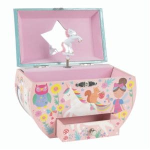 *A Grade* Rainbow Fairy Oval Jewellery Box