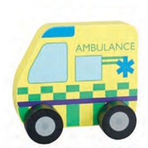 Ambulance First Push Toy