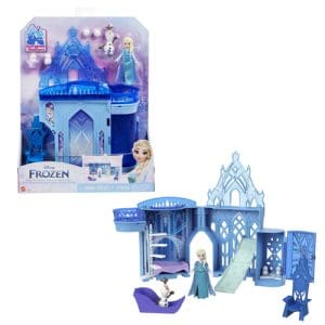 Disney Princess Small Dolls Elza's Snowy Surprise Castle Play Set