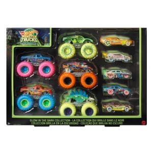 Hot Wheels MT Glow in Dark Bundle