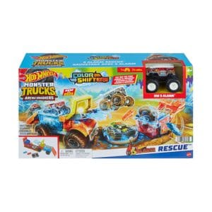 Hot Wheels Monster Trucks Arena World 5 Alarms , Water Blast Smash