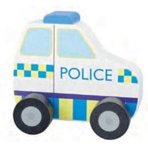 Police Car First Push Toy